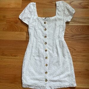 Abercrombie & Fitch button up lace dress